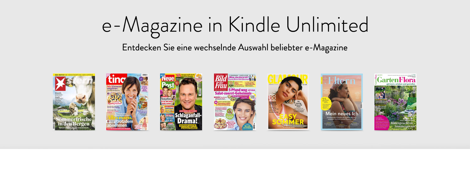 Entdecken Sie eine wechselnde Auswahl beliebter e-Magazine