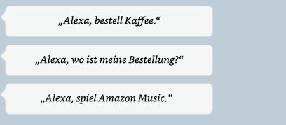 Alexa, bestell Kaffee.
