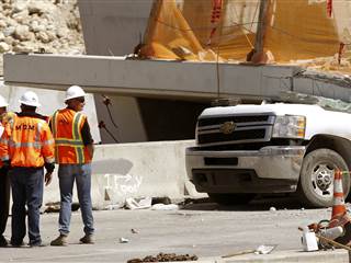 Engineers saw cracks in Miami bridge days before collapse
