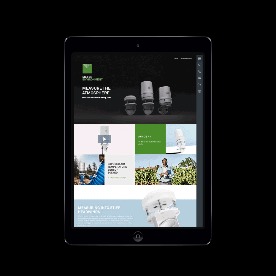 Metergroup – UX & Webdesign