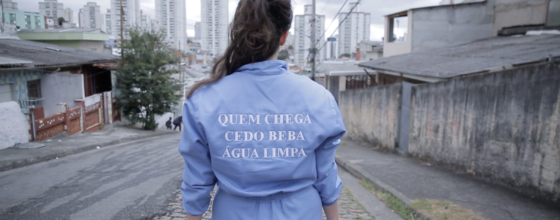 Urban intervention by Lea Meier in São Paulo ©Lúcio Braga