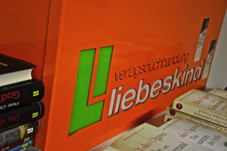 Schild Verlagsbuchhandlung Liebeskind