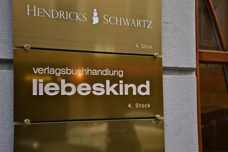 Tuerschild Liebeskind Verlag