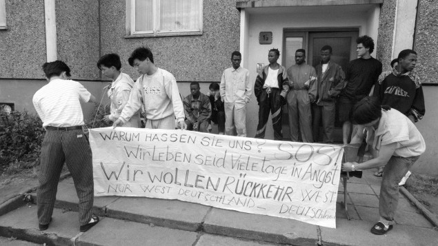 Protest gegen Rechtsextreme Ausschreitungen