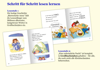 Duden Leseprofi – Mein dickes Buch zum Lesenlernen: In 4 Stufen zum Leseerfolg Zusatzmaterial