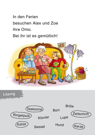 Duden Leseprofi – Der extradicke 3-Minuten-Leserätsel-Block für Erstleser Zusatzmaterial