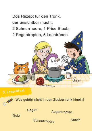 Duden Leseprofi – 3-Minuten-Leserätsel für Erstleser: Geheimnisse und Abenteuer Zusatzmaterial
