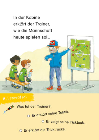 Duden Leseprofi – 3-Minuten-Leserätsel für Erstleser: Im Fußballfieber Zusatzmaterial