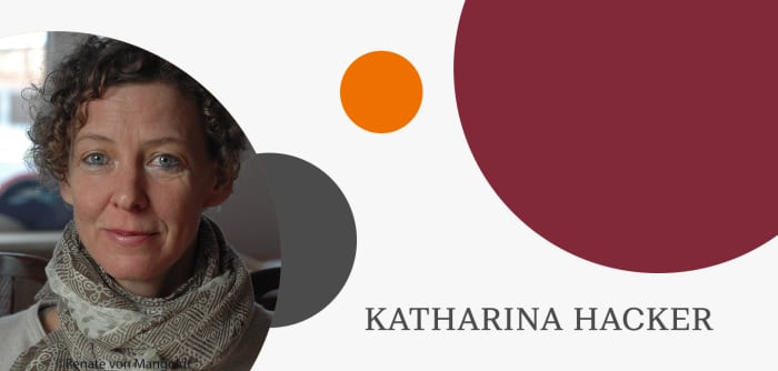 Teasergrafik mit Autorenfoto von Katharina Hacker