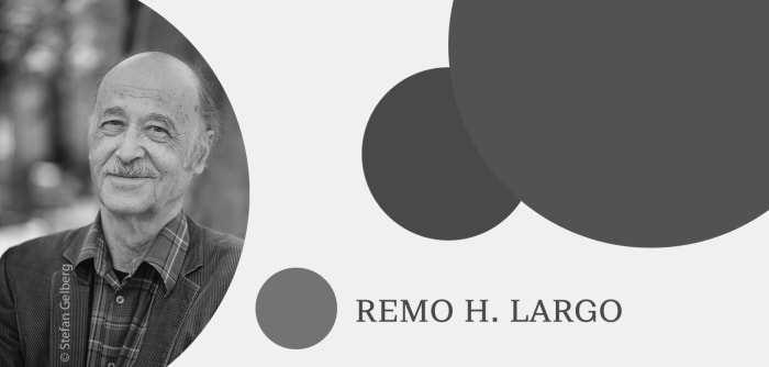 Grafik mit Autorenfoto von Remo H. Largo
