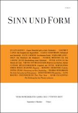 Sinn und Form 5/2012