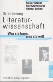 Orientierung Literaturwissenschaft