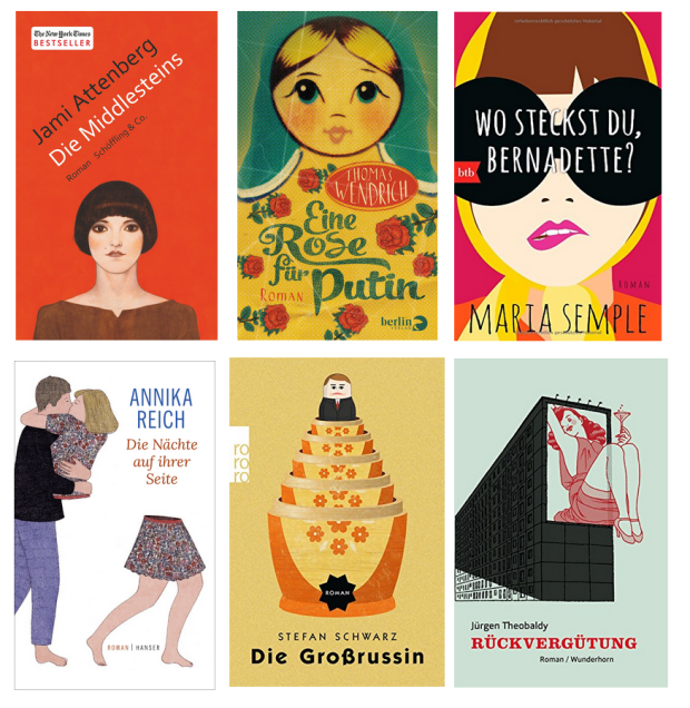 buchcover 2015 - fashionable retro women, all slightly unsettling