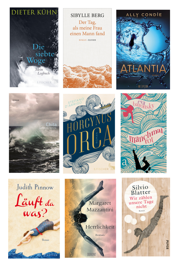 buchcover 2015 - wellen, meer und schwimmer