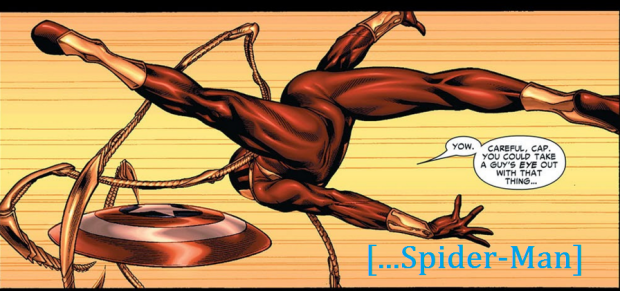 "Civil War", Marvel Comics 2006. Art by Steve McNiven.