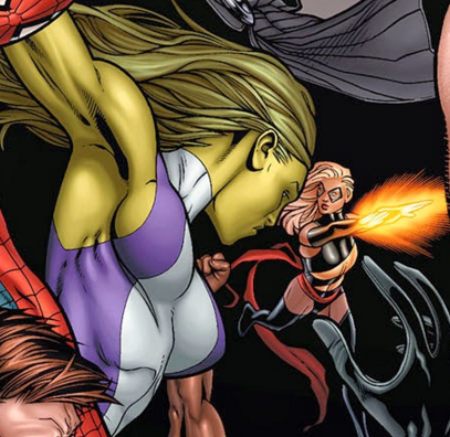 "Civil War", Marvel Comics 2006. Art by Steve McNiven.