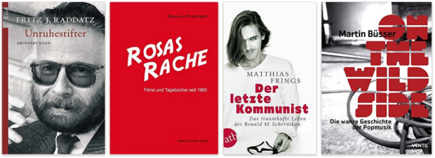 deutsche schwule Biographien, Tagebücher, Erinnerungen Fritz J. Raddatz, Rosa von Praunheim, Roland M. Schernikau Matthias Frings, Martin Büsser