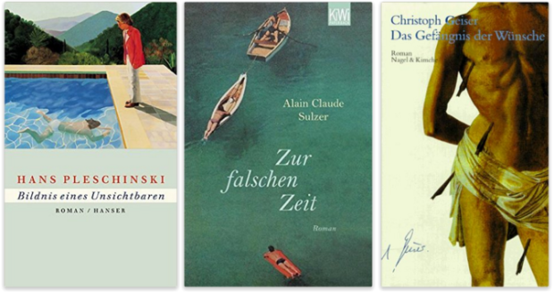 deutsche schwule literatur, hans pleschinski, alain claude sulzer, christoph geiser