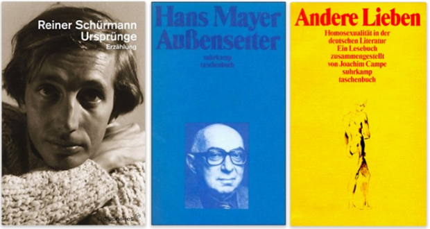deutsche schwule literatur, reiner schürmann, hans mayer, joachim campe