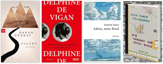 Hakan Gunday, Delphine de Vigan, Sophie Daull, Juan Pablo Villalobos.png