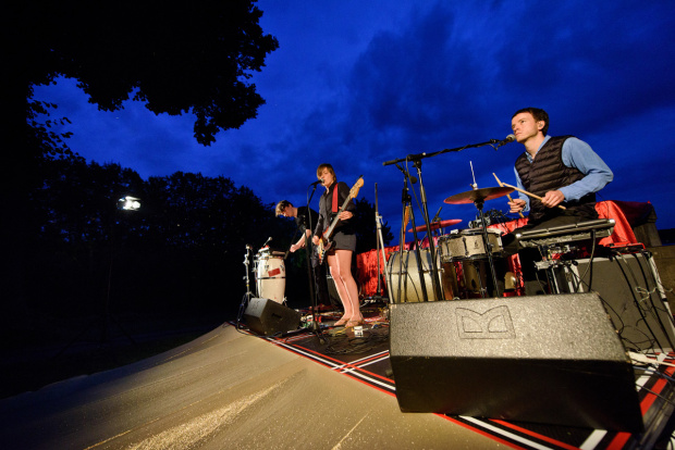 Marlen Pelnys Band Zuckerclub. Foto: Tobias Bohm