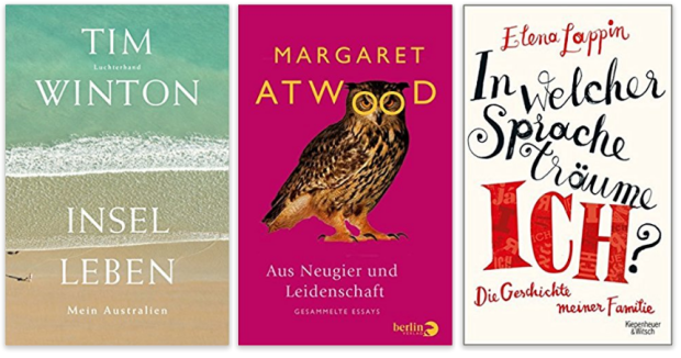 neue Bücher 2017 Tim Winton, Margaret Atwood, Elena Lappin