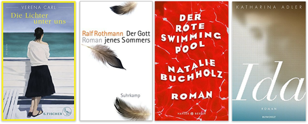 Literatur 2018 Verena Carl, Ralf Rothmann, Natalie Buchholz, Katharina Adler