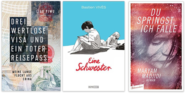 neue Bücher 2018 Laio Yiwu, Barien Vives, Maryam Madjidi