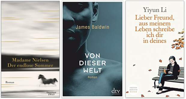 neue Bücher 2018 Madame Nielsen, James Baldwin, Yiyun Li