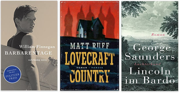 neue Bücher 2018 William Finnegan, Matt Ruff, George Saunders