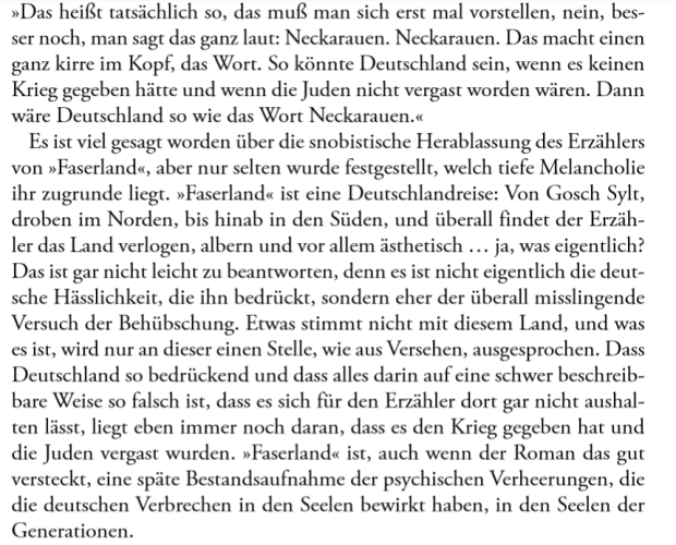 Daniel Kehlmann Faserland