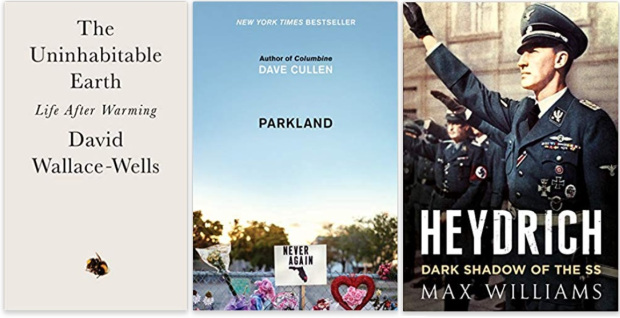10 Diversity Literature 2019 David Wallace-Wells, Dave Cullen, Max Williams