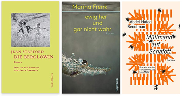 03 2020 Bücher des Jahres, Romane des Jahres - Jean Stafford, Marina Frenk, Abdel Hafed Benotman