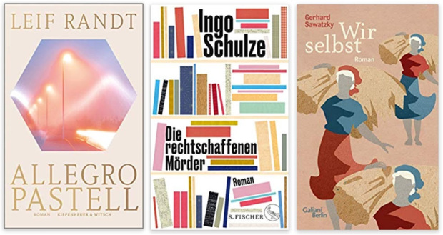 13 2020 Bücher des Jahres, Romane des Jahres - Leif Randt Allegro Pastell, Ingo Schulze, Gerhard Sawatzky