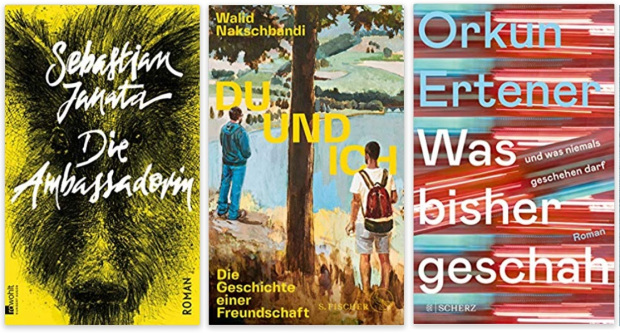 18 2020 Bücher des Jahres, Romane des Jahres - Sebastian Janata, Walid Nakschbandi, Orkun Ertener