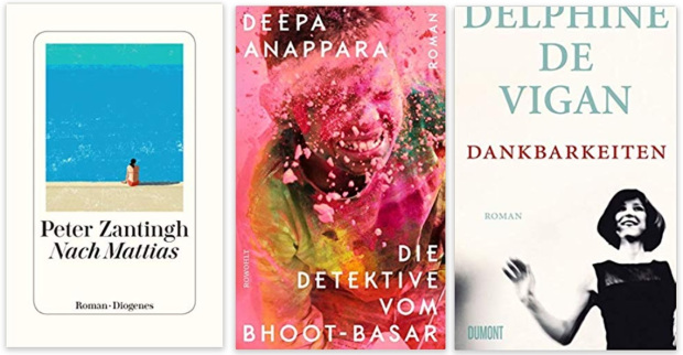 22 2020 Bücher des Jahres, Romane des Jahres - Peter Zantigh, Deepa Anappara, Delphine de Vigan