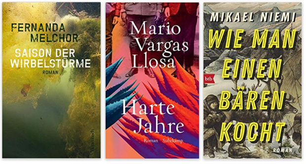 23 2020 Bücher des Jahres, Romane des Jahres - Fernanda Melchor, Mario Vargas Llosa, Mikael Niemi