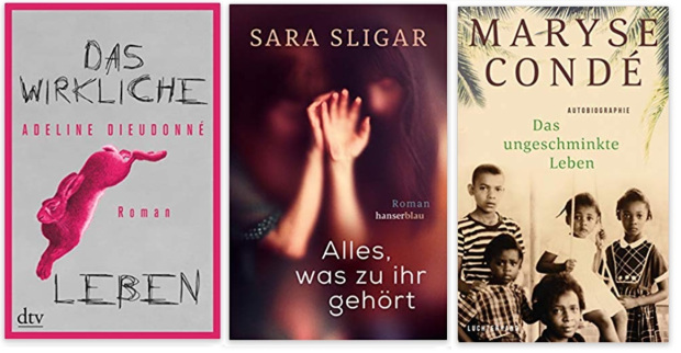 25 2020 Bücher des Jahres, Romane des Jahres - Adeline Dieudonné, Sara Sligar, Maryse Condé