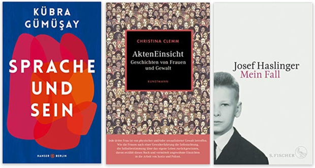 30 2020 Bücher des Jahres, Sachbücher des Jahres - Kübra Gümüsay, Christina Clemm, Josef Haslinger