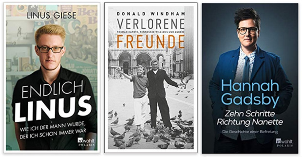 32 2020 Bücher des Jahres, Sachbücher des Jahres - Linus Giese, Donald Windham, Hannah Gadsby