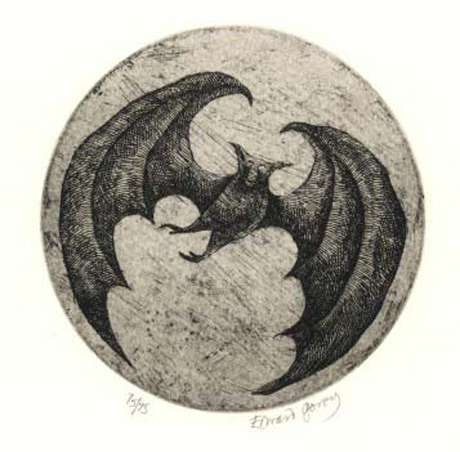 Bat - © by Edward Gorey