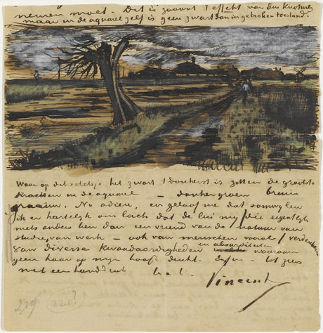 Van Gogh Letter Sketches by peacay