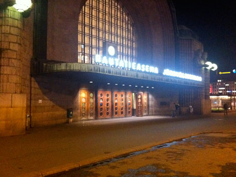 Auf dem Heimweg, Helsinki Hauptbahnhof