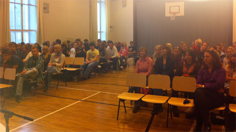 Lesung in der deutschen Schule in Helsinki