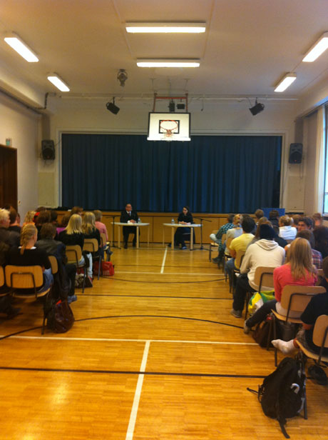 Lesung in der deutschen Schule in Helsinki