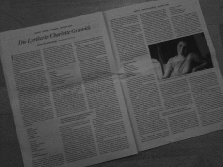 Die Lyrikerin Charlotte Grasnick in Volltext 1/2010