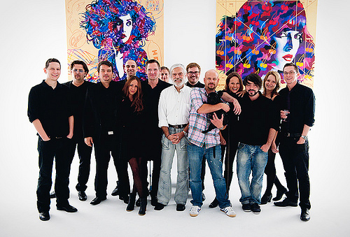 Gruppenbild der Beteiligten bei der Vernissage