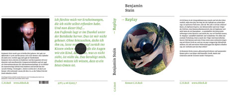 »Replay«, Coverentwurf mit Klappen