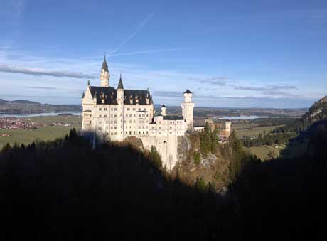 Neuschwanstein, Schlossblick von der Marienbrücke