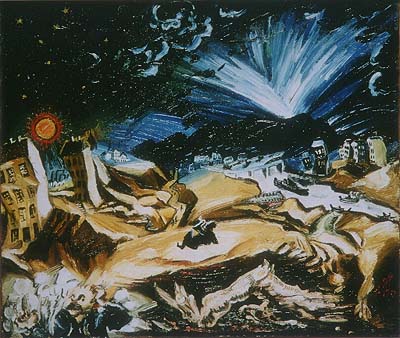 Ludwig Meidner: Apokalyptische Landschaft (1913)